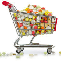 Shopping Cart with Pills