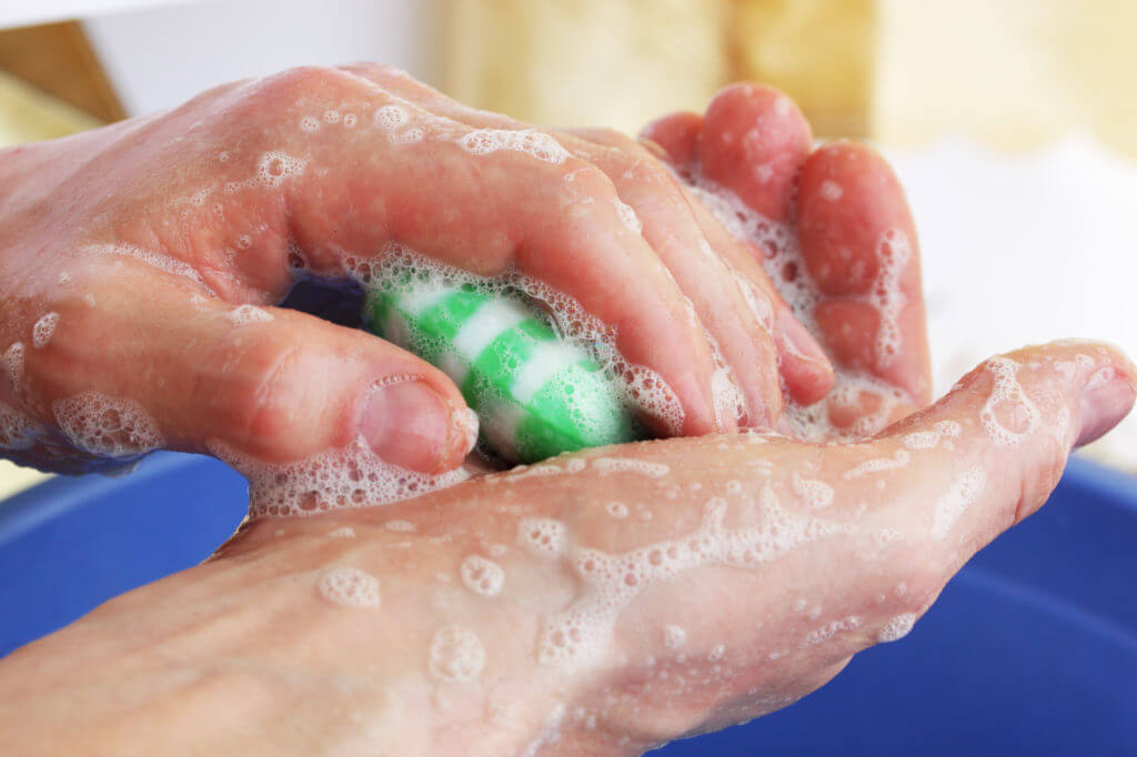 Most antibacterial soaps today contain tricolsan.